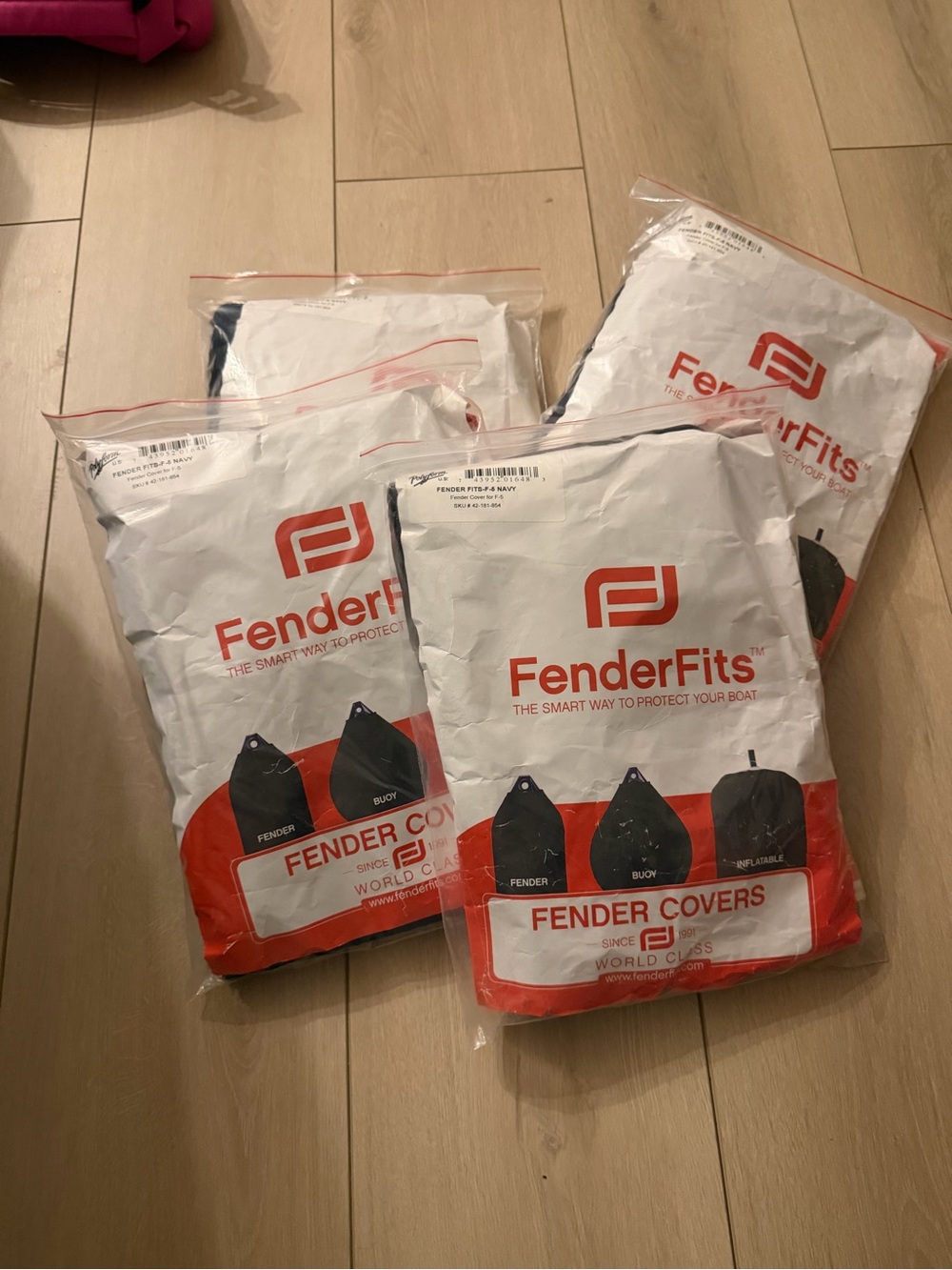 Fender Fits F-5 Nevy Cover - 4Pack